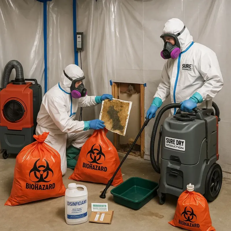 Contaminated Water Handling Protocols process in Elwood, NY