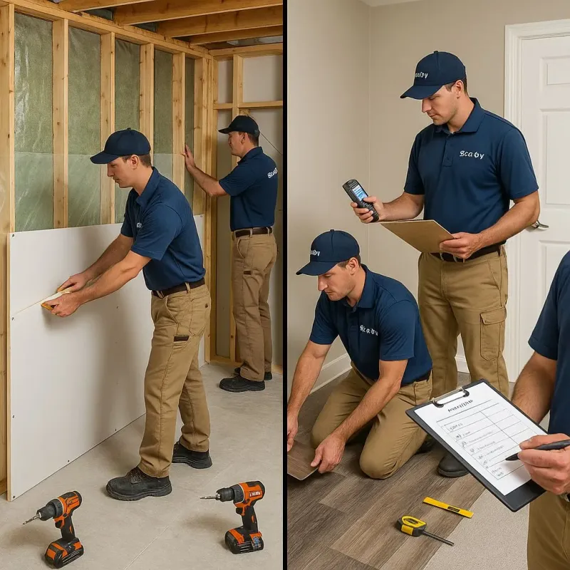 Repairs and Reconstruction process in Elwood, NY